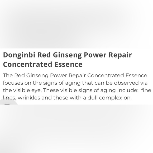 DONGINBI 1899 Red Ginsing Daily Defense Essence EX 5ml/0.17oz TRAVEL SIZE - Picture 9 of 10